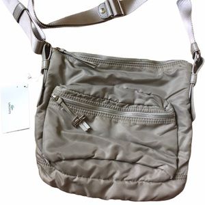 Lacoste Croc In The City Shoulder Bag Simply Taupe